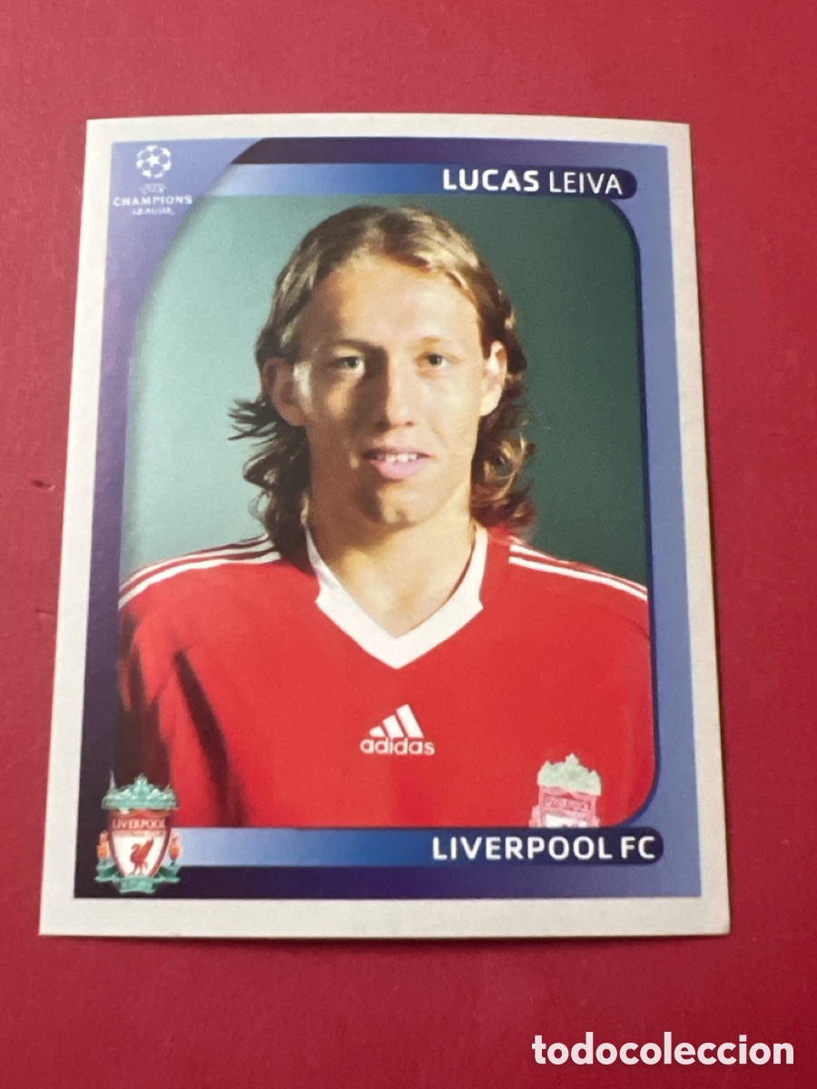 Cromos de F&uacute;tbol: C4525. Champions League 2008-2009 Liverpool FC Lucas Leiva 342 Sin pegar