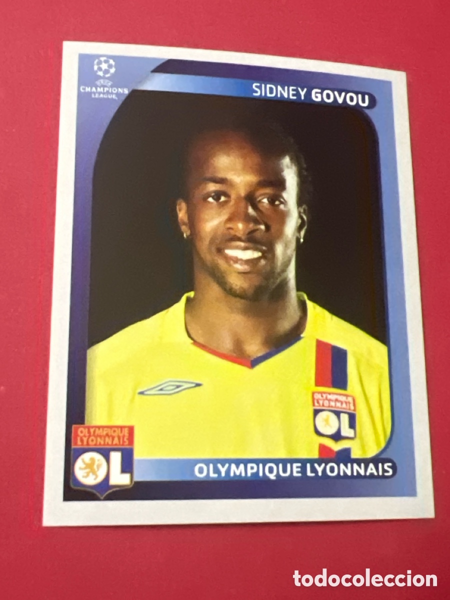Cromos de F&uacute;tbol: C4526. 362 CHAMPIONS LEAGUE 08 09 PANINI SIDNEY GOVOU - OLYMPIQUE LYONNAIS LYON - 2008 2009 UCL UEFA