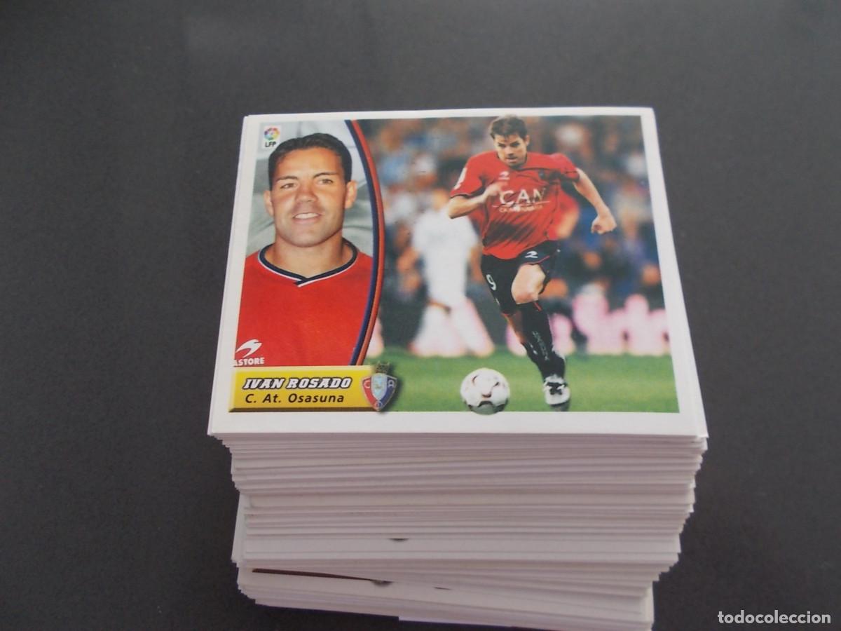 Cromos de F&uacute;tbol: LOTE 165 CROMOS ESTE 03-04 TODOS DIFERENTES SIN PEGAR 10 BAJAS, 5 COLOCAS 4 FICHAJES