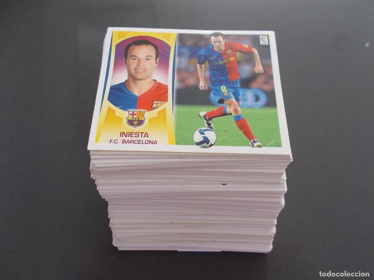 Cromos de F&uacute;tbol: LOTE 238 CROMOS ESTE 09-10 TODOS DIFERENTES SIN PEGAR 13 BAJAS, 5 COLOCAS 4 FICHAJES