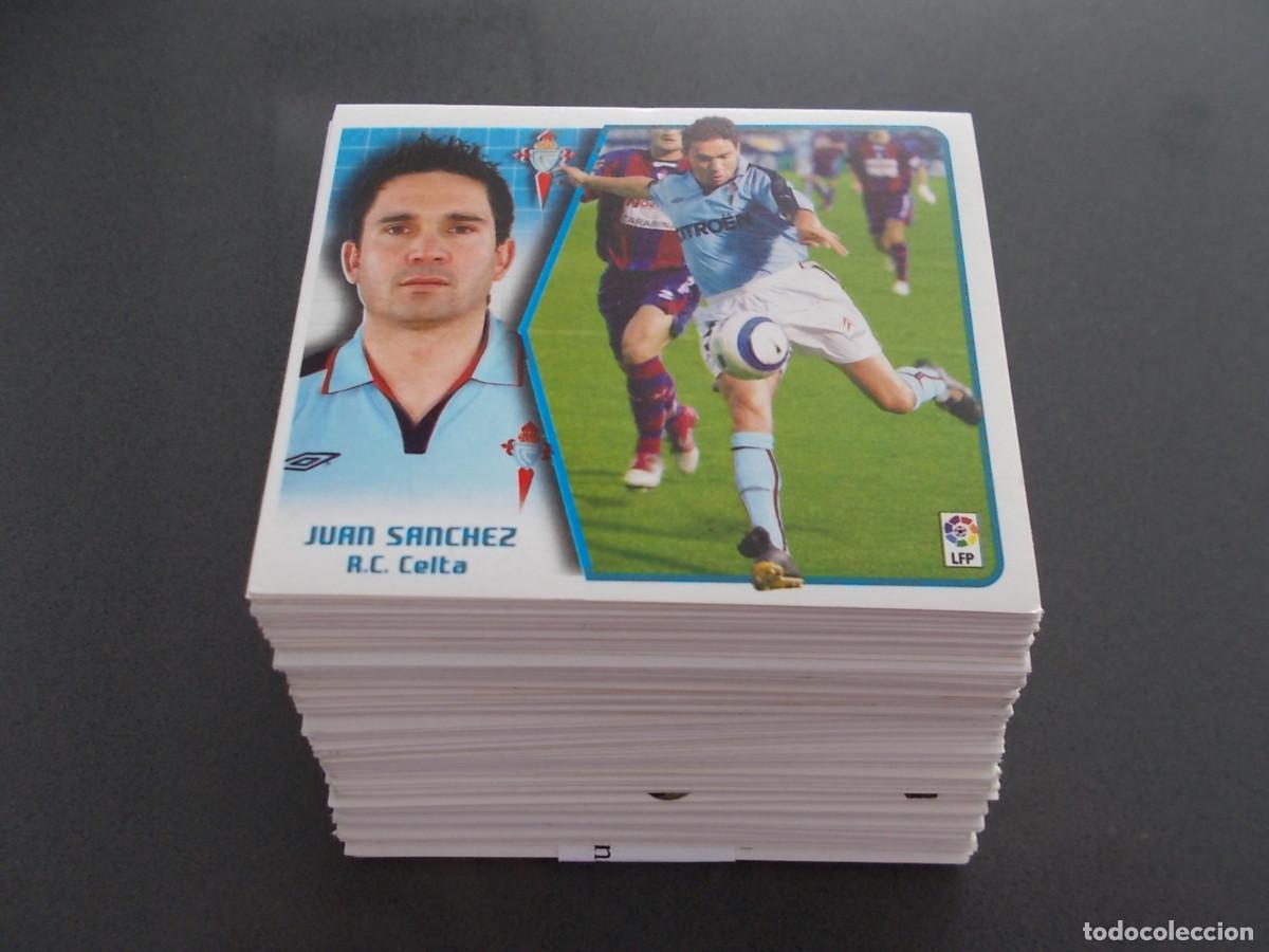 Cromos de F&uacute;tbol: LOTE 158 CROMOS ESTE 05-06 TODOS DIFERENTES SIN PEGAR 6 BAJAS, 3 COLOCAS, 7 FICHAJES