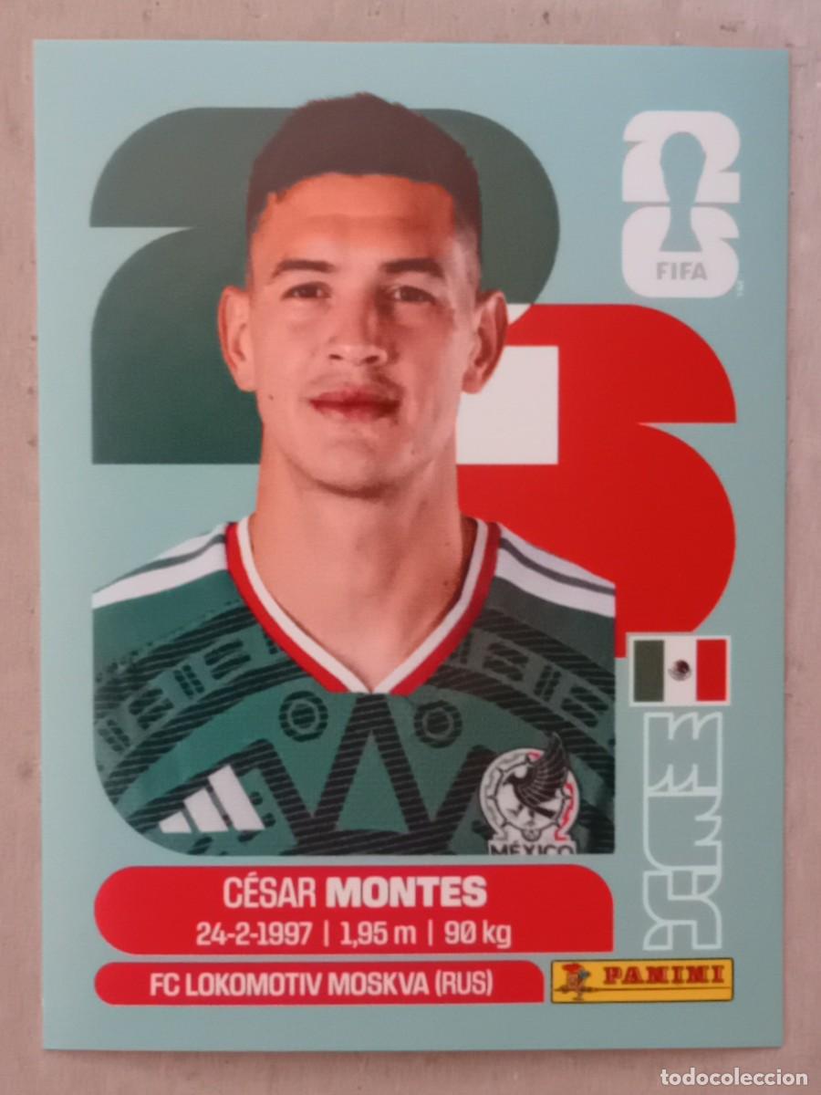 Cromos de F&uacute;tbol: Figurina Panini 2026 Cromo World Cup Usa Mundial 2026 C&eacute;sar Montes Mexico n MEX 5