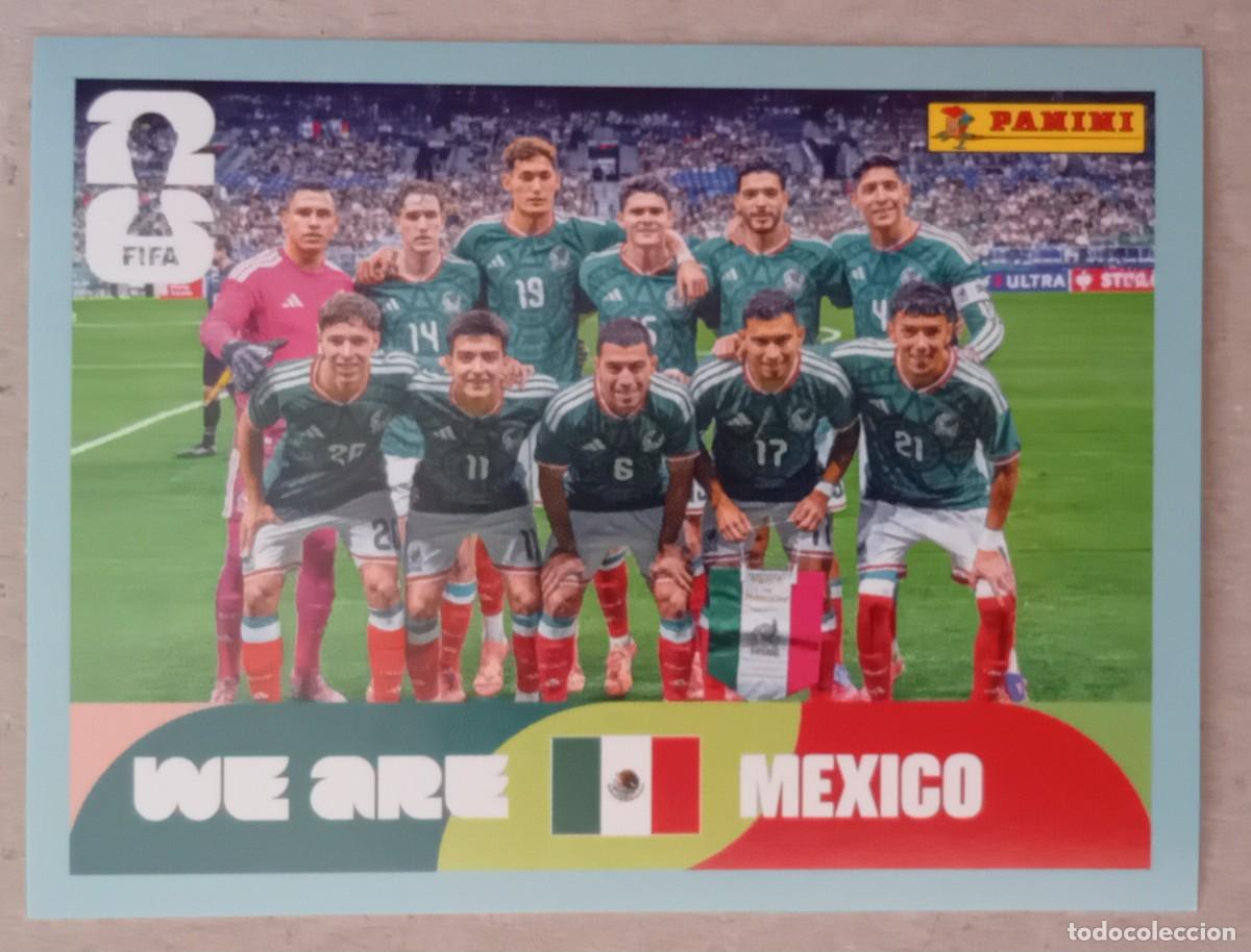 Cromos de F&uacute;tbol: Figurina Panini 2026 Cromo World Cup Usa Mundial 2026 squadra alineaci&oacute;n team Mexico n MEX 13