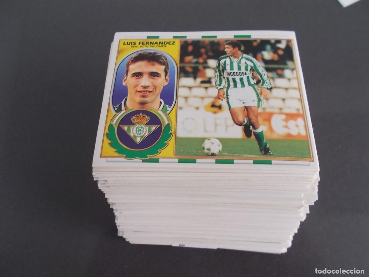 Cromos de F&uacute;tbol: LOTE 164 CROMOS ESTE 95-97 TODOS DIFERENTES SIN PEGAR 11 COLOCAS, 7 FICHAJES