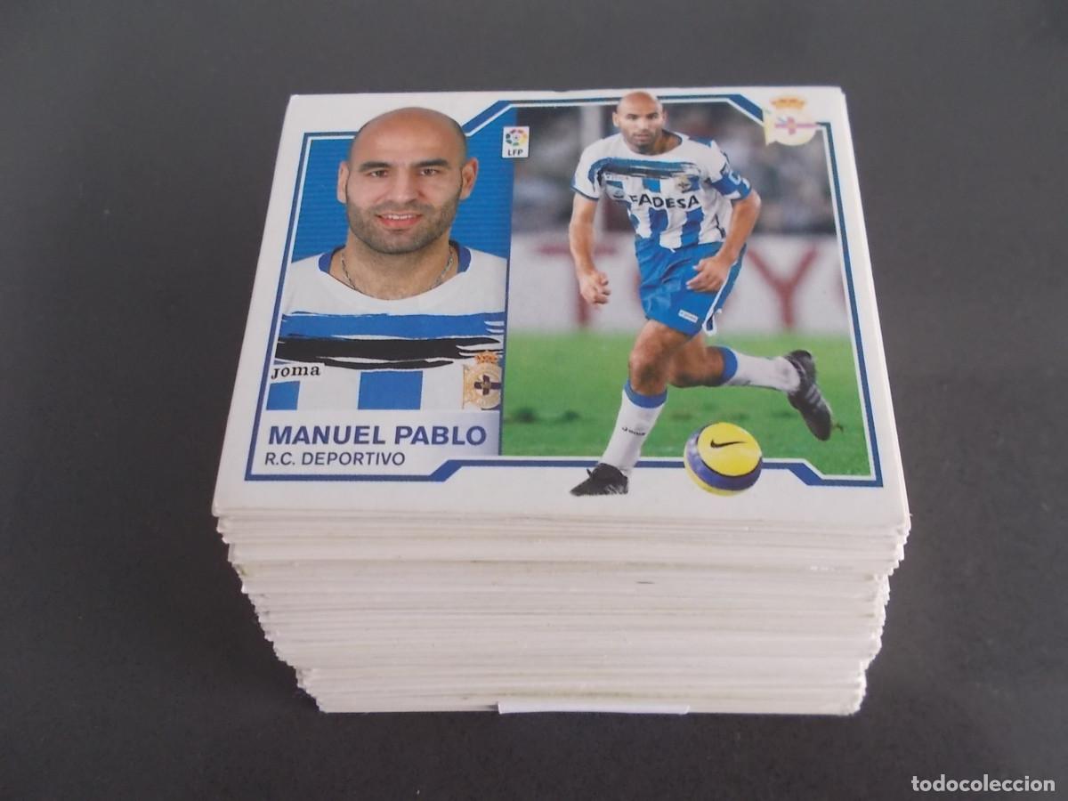 Cromos de F&uacute;tbol: LOTE 171 CROMOS ESTE 07-08 TODOS DIFERENTES SIN PEGAR 14 BAJAS, 4 COLOCAS, 7 FICHAJES