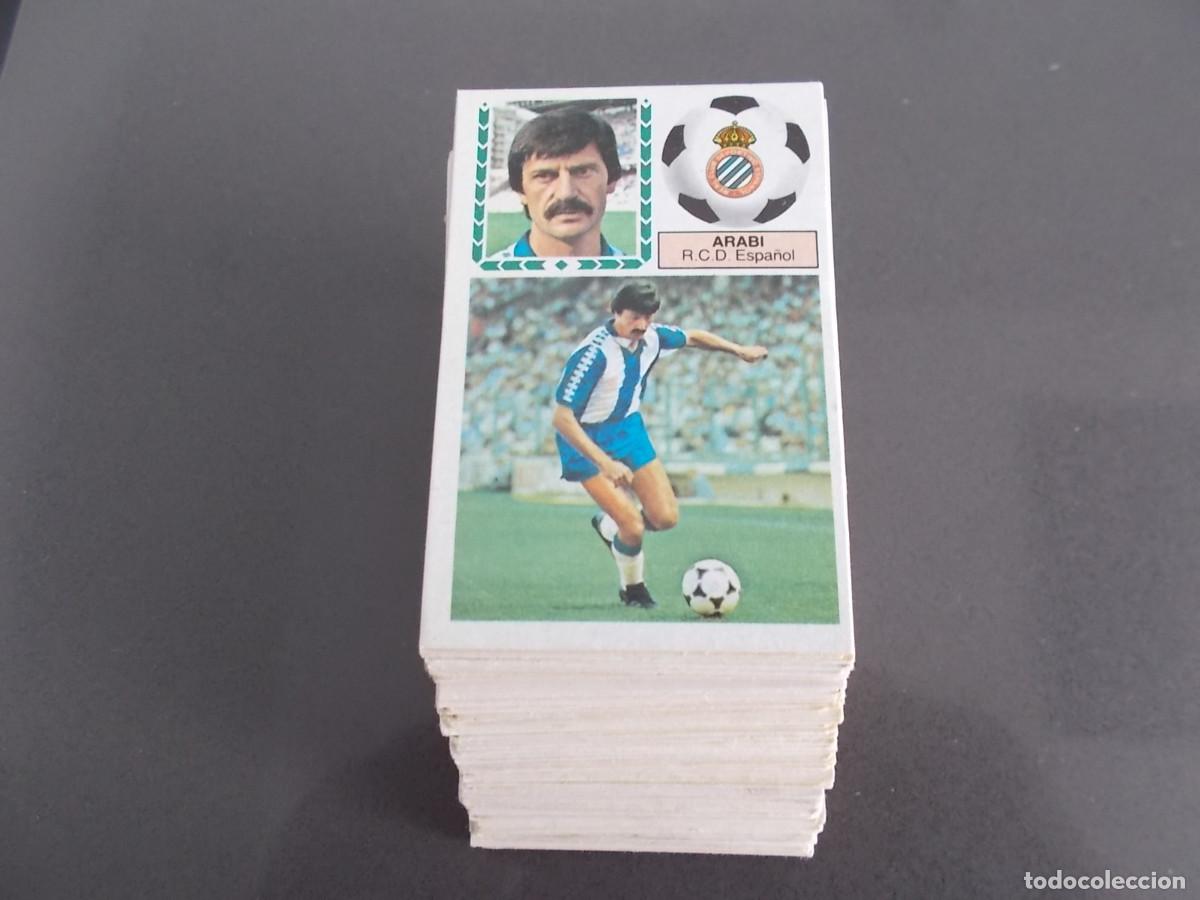 Cromos de F&uacute;tbol: LOTE 122 CROMOS ESTE 83-84 TODOS DIFERENTES RECUPERADOS 3 BAJAS, 3 COLOCAS, 4 FICHAJES