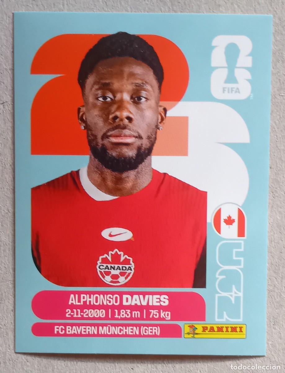 Cromos de F&uacute;tbol: Figurina Panini 2026 Cromo World Cup Usa Mundial 2026 Alphonso Davies Canada n CAN 3