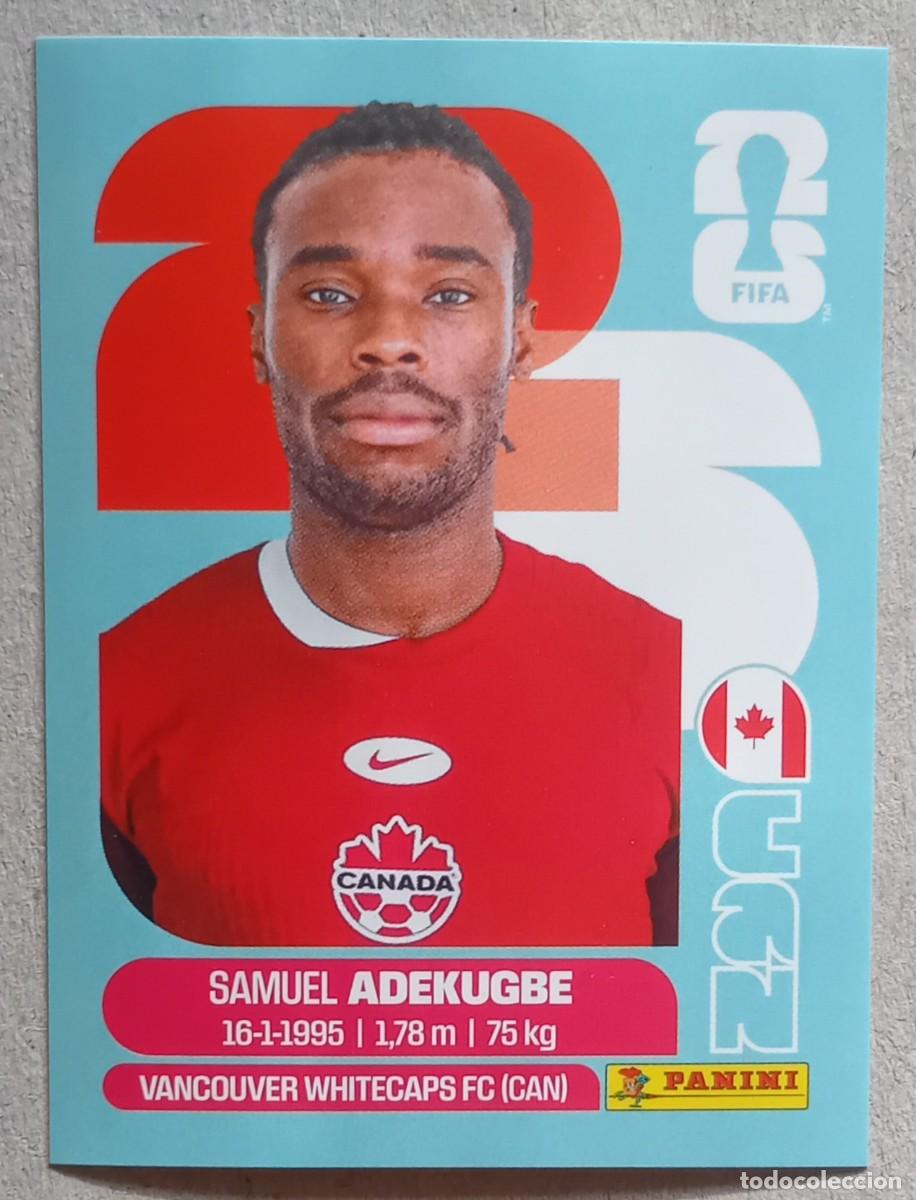 Cromos de F&uacute;tbol: Figurina Panini 2026 Cromo World Cup Usa Mundial 2026 Samuel Adekugbe Canada n CAN 5