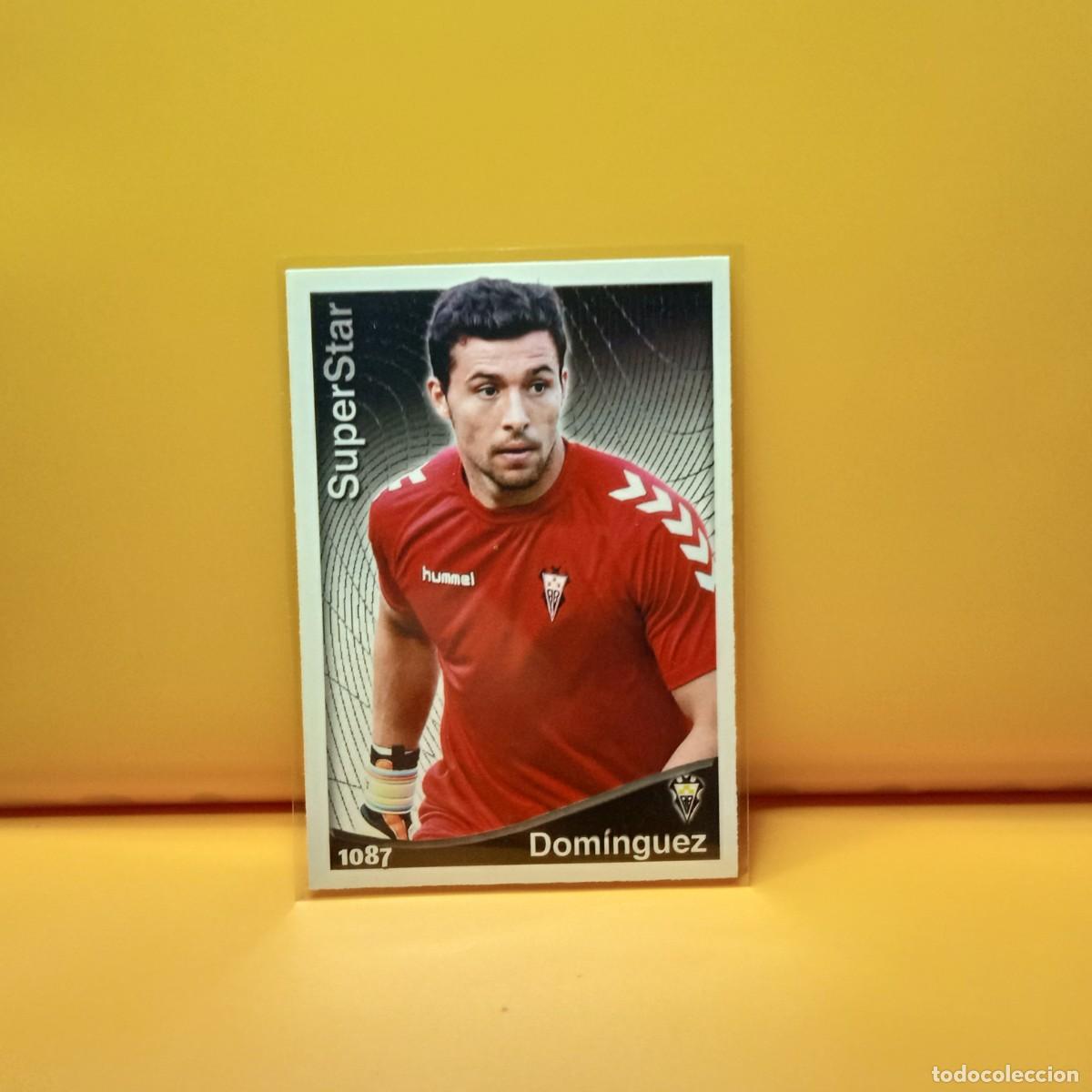 Cromos de F&uacute;tbol: MUNDICROMO 2014 2015 14 15 ALBACETE BALOMPIE SUPERSTAR DOM&Iacute;NGUEZ 1087