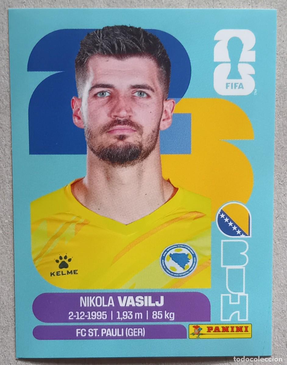 Cromos de F&uacute;tbol: Figurina Panini 2026 Cromo World Cup Usa Mundial 2026 Nikola Vasilj Bosnia n BIH 2
