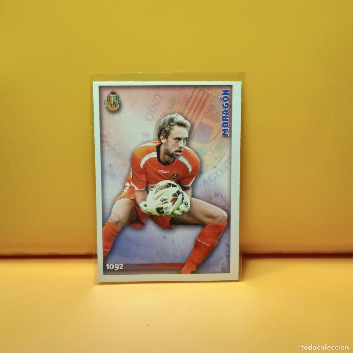 Cromos de F&uacute;tbol: MUNDICROMO 2014 2015 14 15 U.E LLAGOSTERA MORAG&Oacute;N 1092