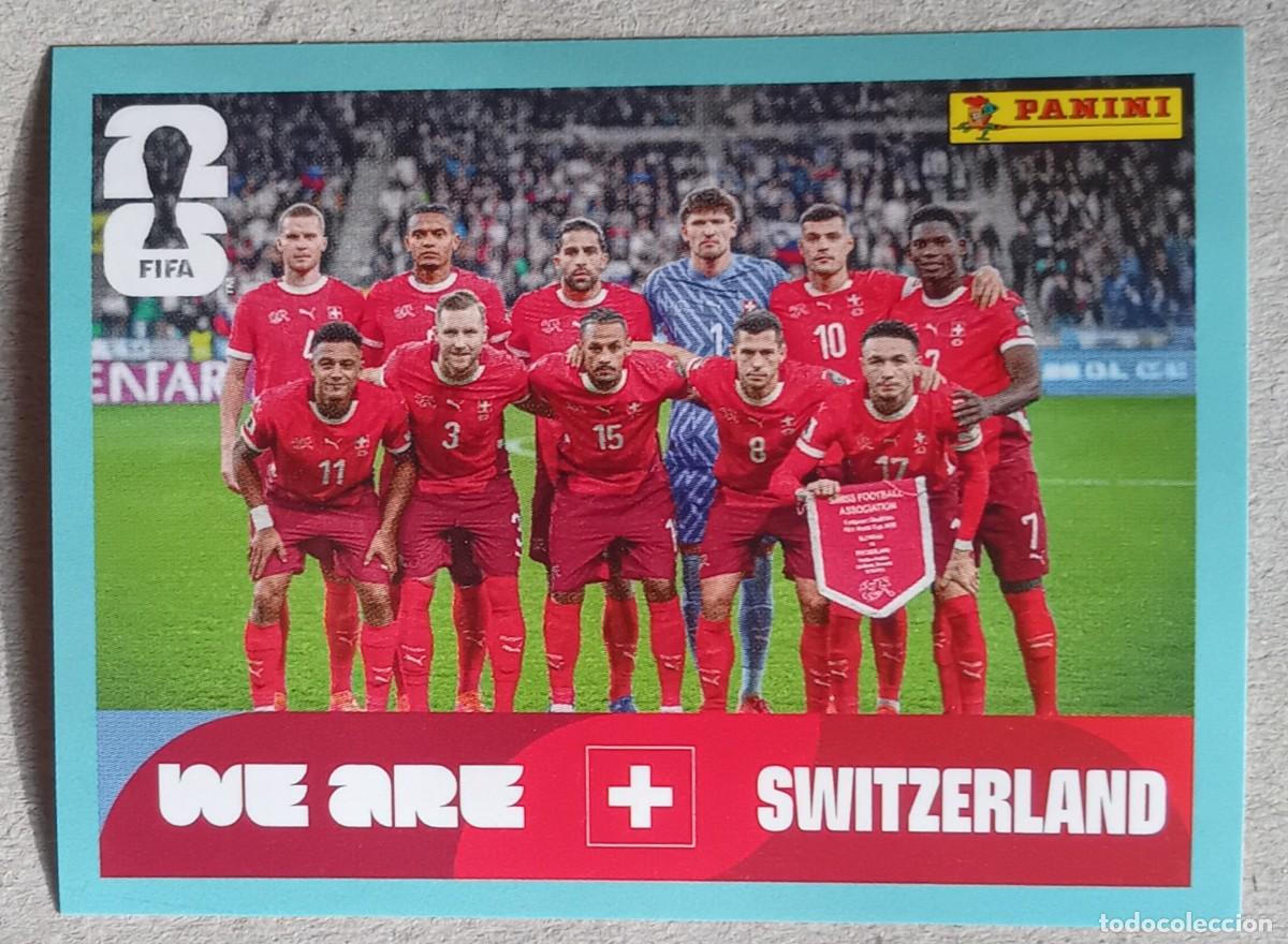 Cromos de F&uacute;tbol: Figurina Panini 2026 Cromo World Cup Usa Mundial 2026 squadra alineaci&oacute;n team Switzerland n SUI 13