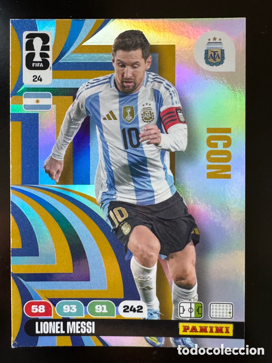 Cromos de F&uacute;tbol: Messi Icon 24 Argentina Adrenalyn Mundial 2026