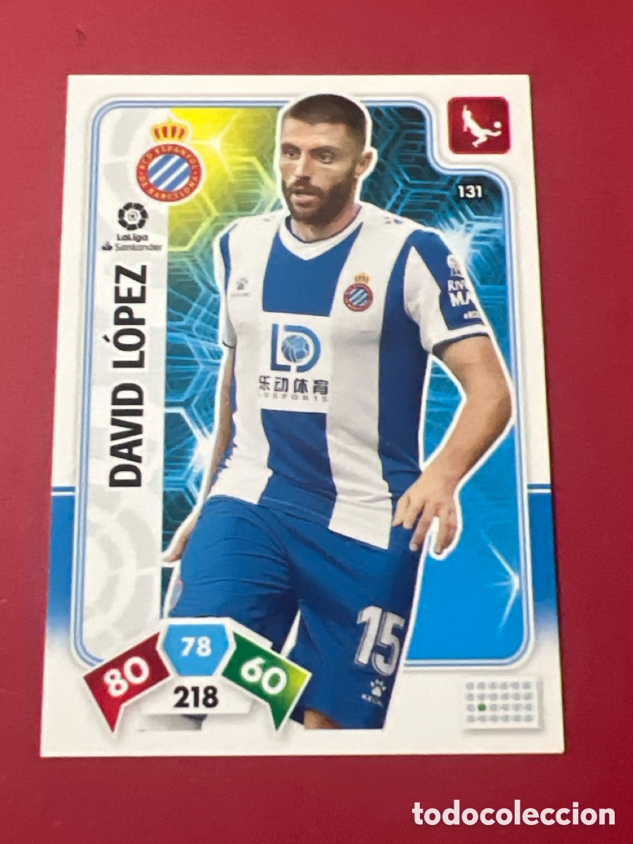 Cromos de F&uacute;tbol: C4531. DAVID LOPEZ RCD ESPA&Ntilde;OL ESPANYOL N&ordm; 131 ADRENALYN 2019 2020 19 20 PANINI