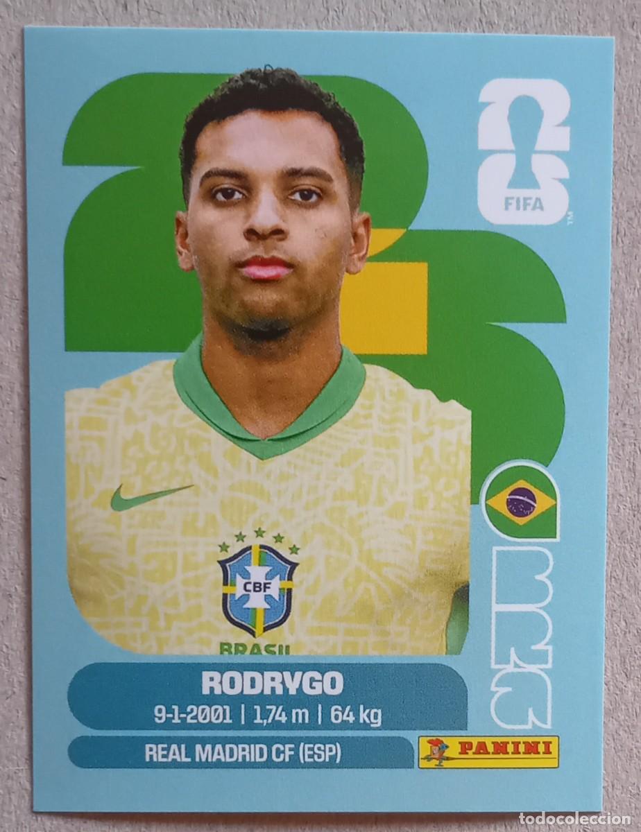 Cromos de F&uacute;tbol: Figurina Panini 2026 Cromo World Cup Usa Mundial 2026 Rodrygo Brazil n BRA 15