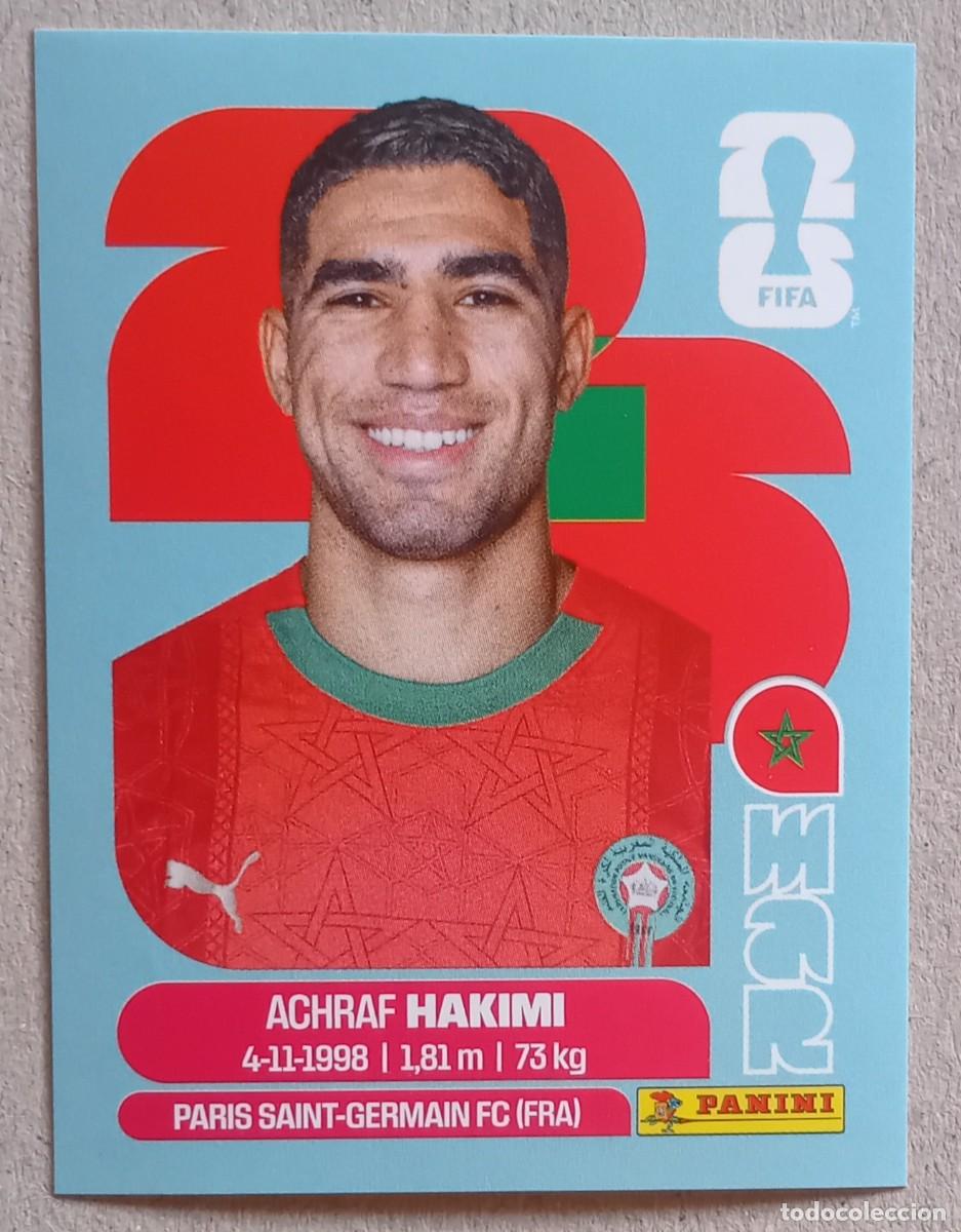 Cromos de F&uacute;tbol: Figurina Panini 2026 Cromo World Cup Usa Mundial 2026 Achraf Hakimi Morocco n MAR 4