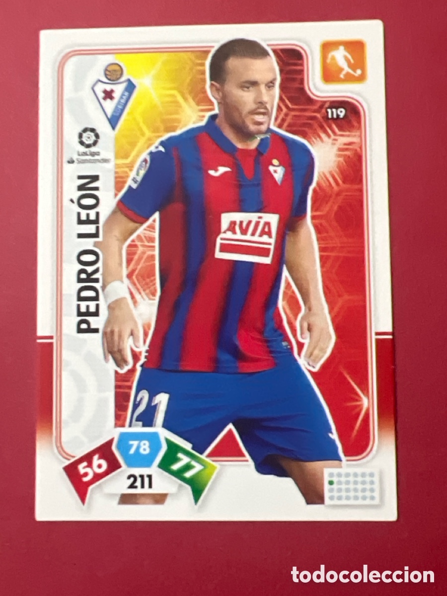 Cromos de F&uacute;tbol: C4535. 119 Pedro Le&oacute;n, SD Eibar, Panini Adrenalyn XL 2019 2020 19 20