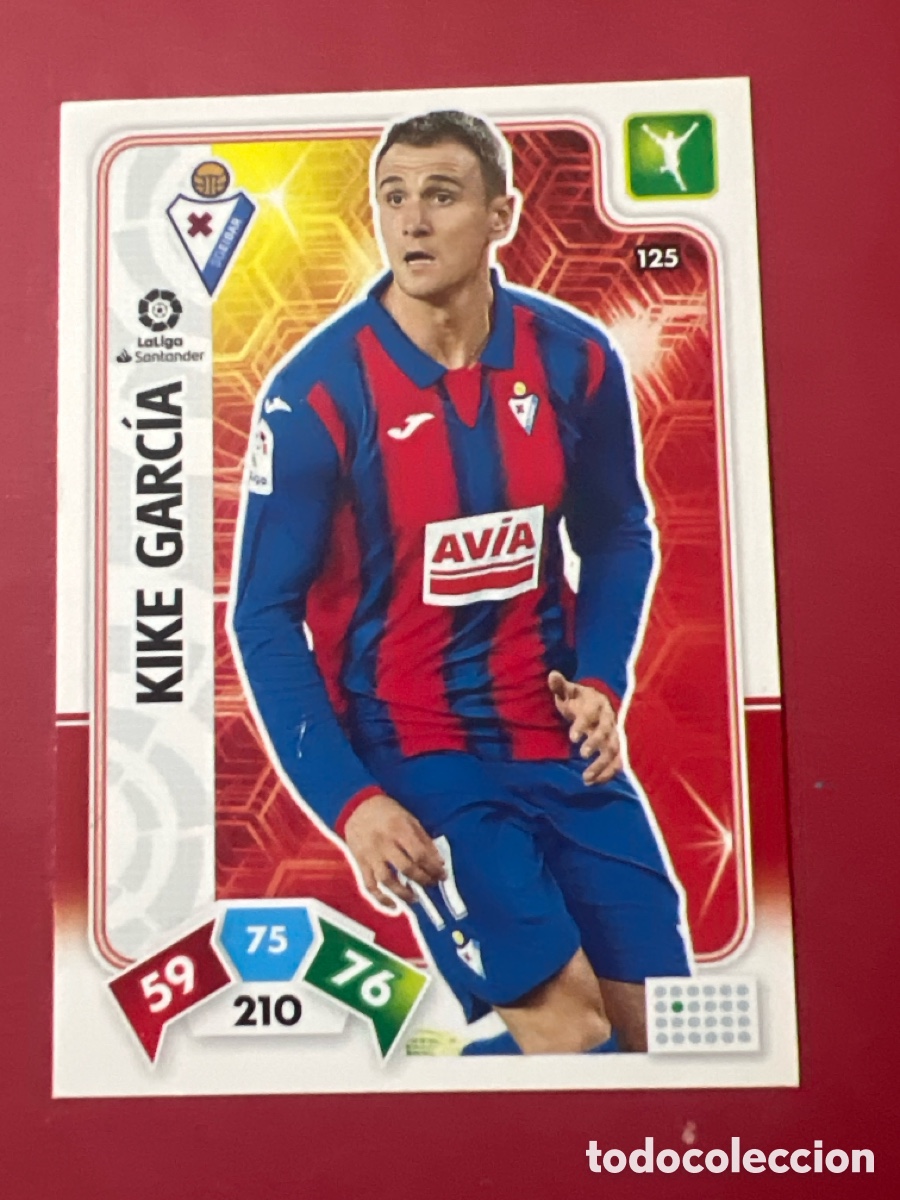 Cromos de F&uacute;tbol: C4538. 125 Kike Garc&iacute;a, SD Eibar, Panini Adrenalyn XL 2019 2020 19 20
