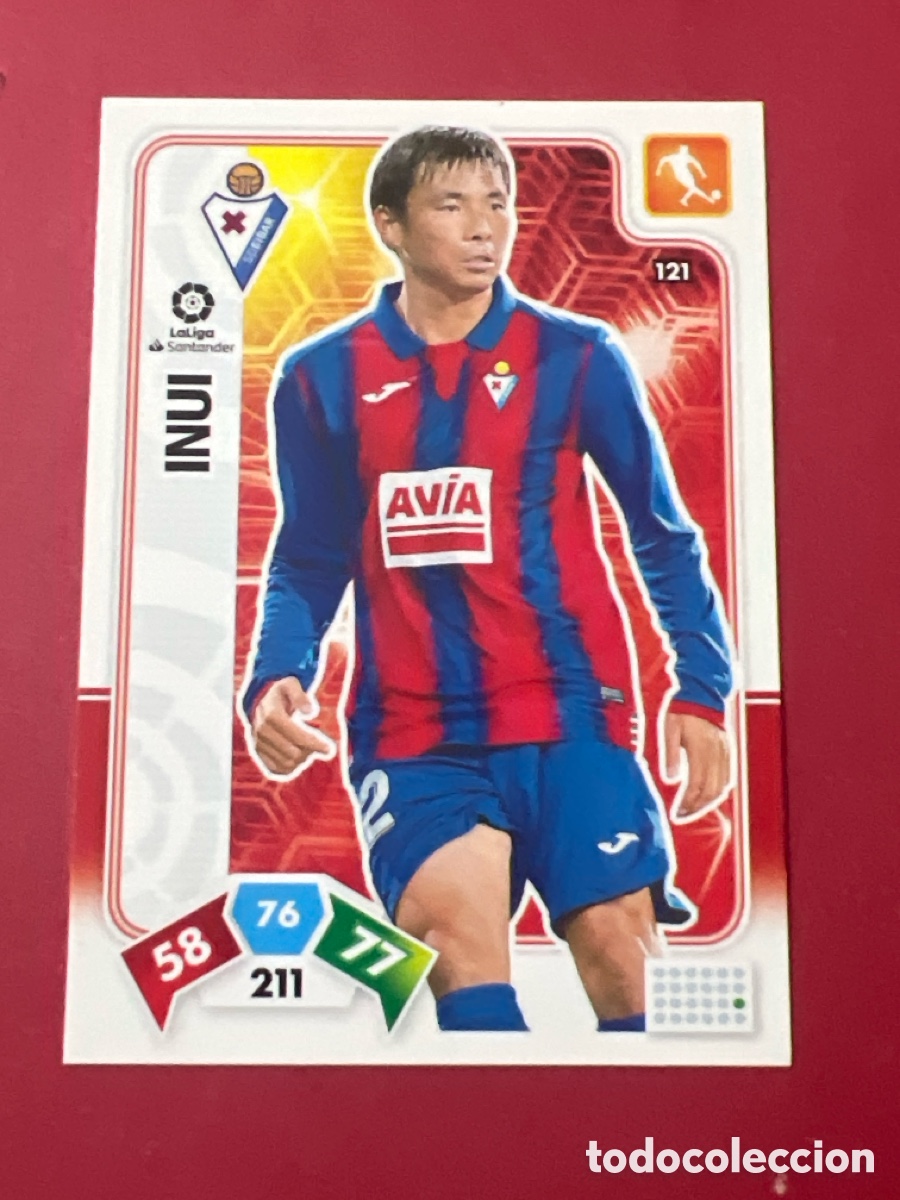 Cromos de F&uacute;tbol: C4539. 121 INUI SD EIBAR FICHA ALBUM ADRENALYN XL 2019 2020 19 20