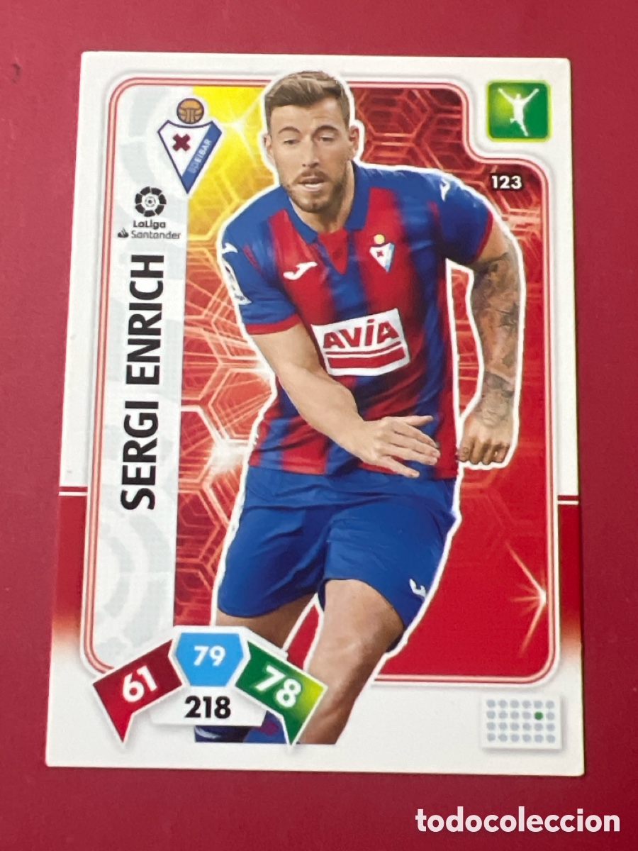 Cromos de F&uacute;tbol: C4540. 123 Sergi Enrich, SD Eibar, Panini Adrenalyn XL 2019 2020 19 20