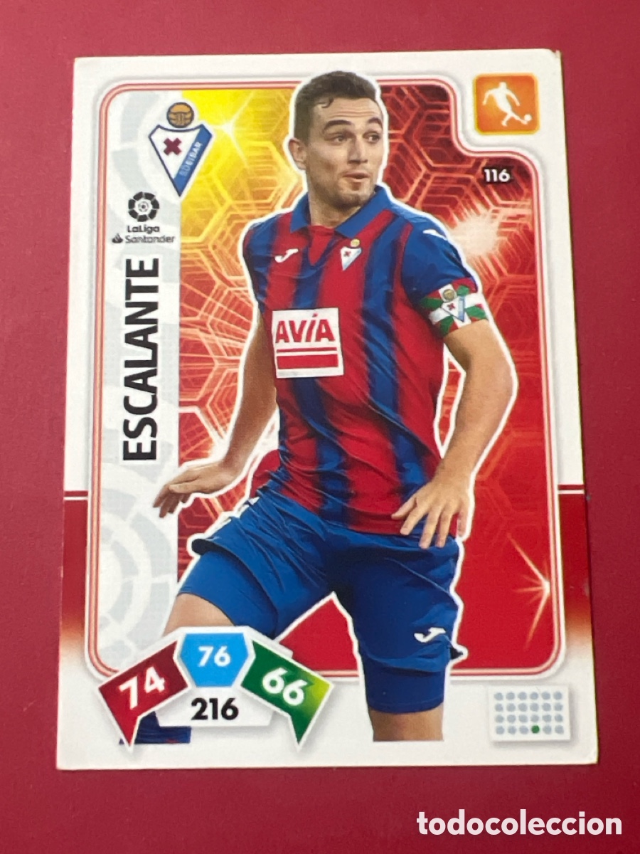 Cromos de F&uacute;tbol: C4545. 116 Escalante, SD Eibar, Panini Adrenalyn XL 2019 2020 19 20