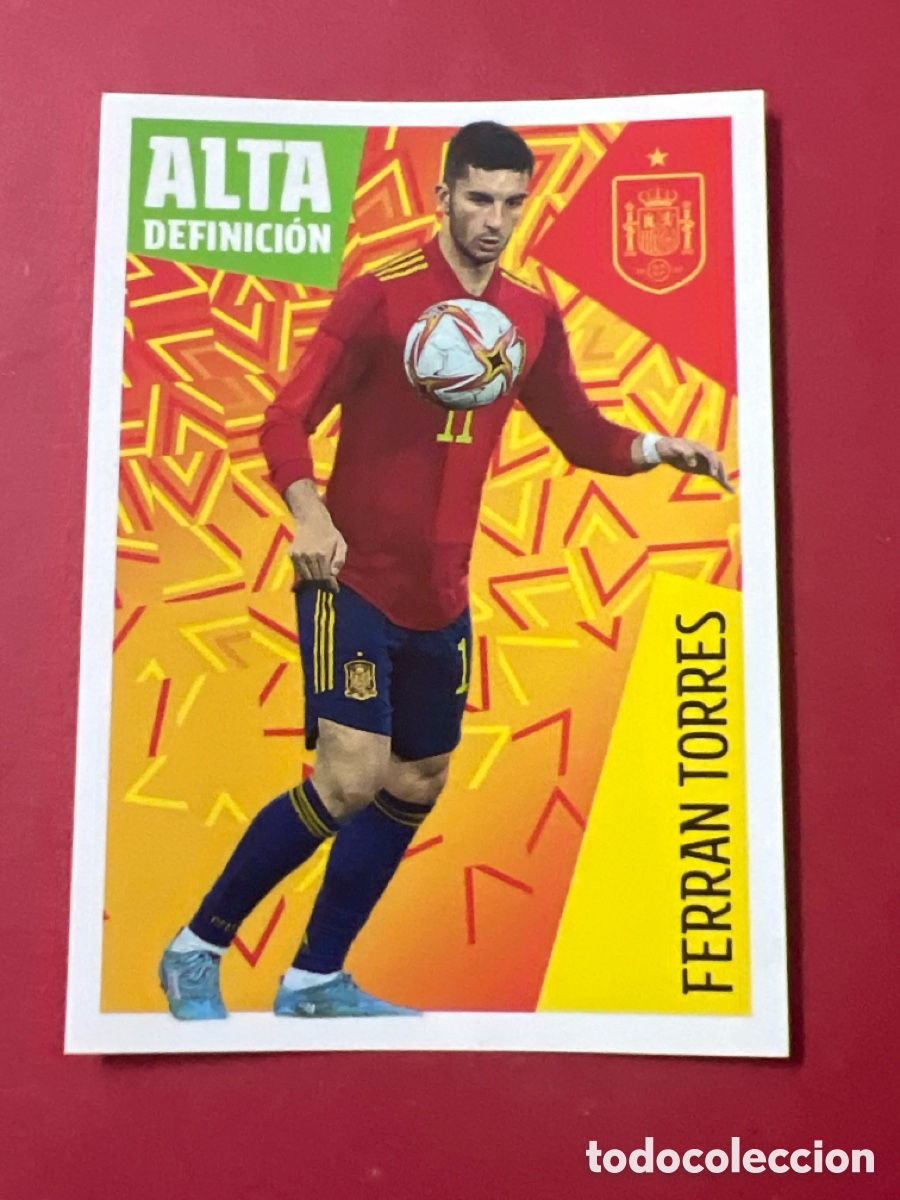 Football Stickers: C4549. 38 Ferran Torres Los &Iacute;dolos de La Roja - Cracks Mundiales Mundial Qatar 2022