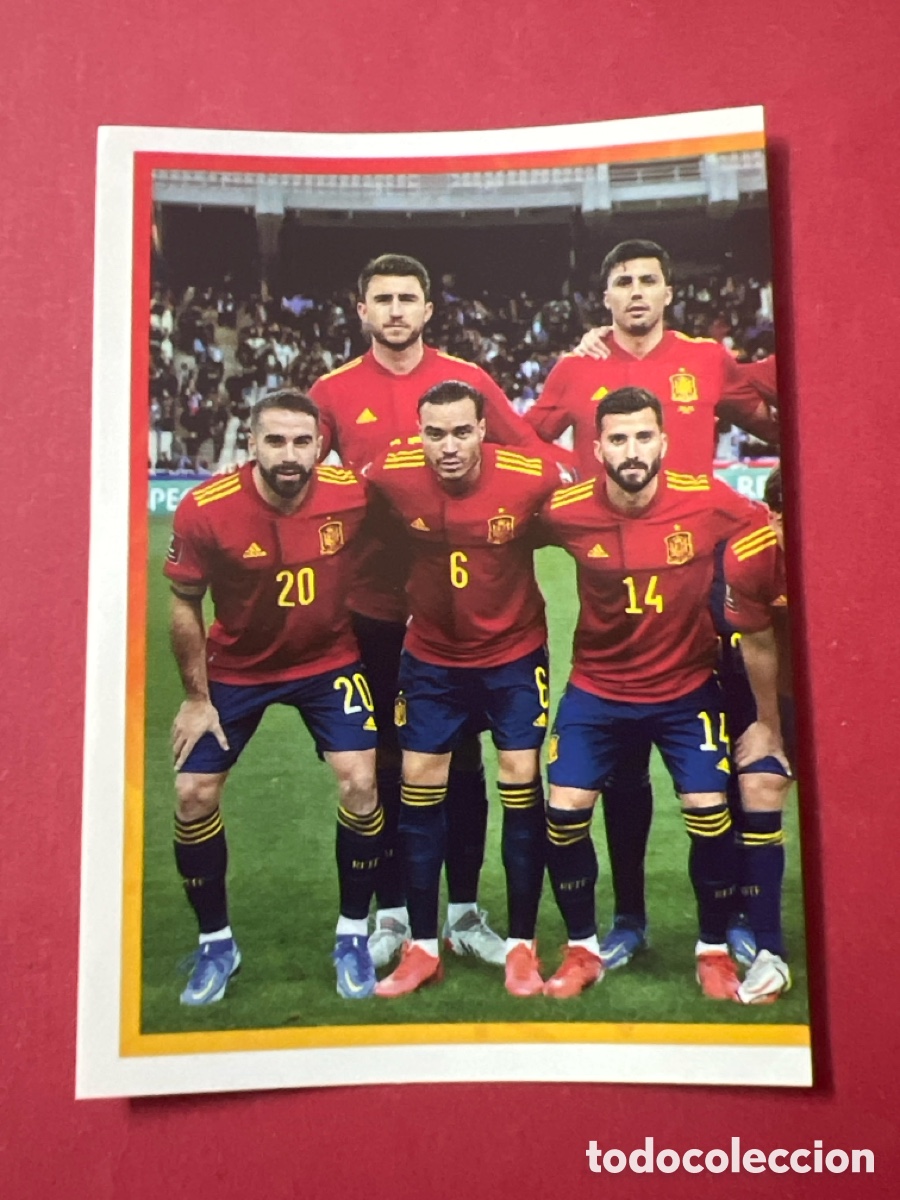 Football Stickers: C4554. CROMO STICKER PLANTILLA SELECCI&Oacute;N ESPA&Ntilde;A 3 LOS &Iacute;DOLOS DE LA ROJA + CRACKS MUNDIALES