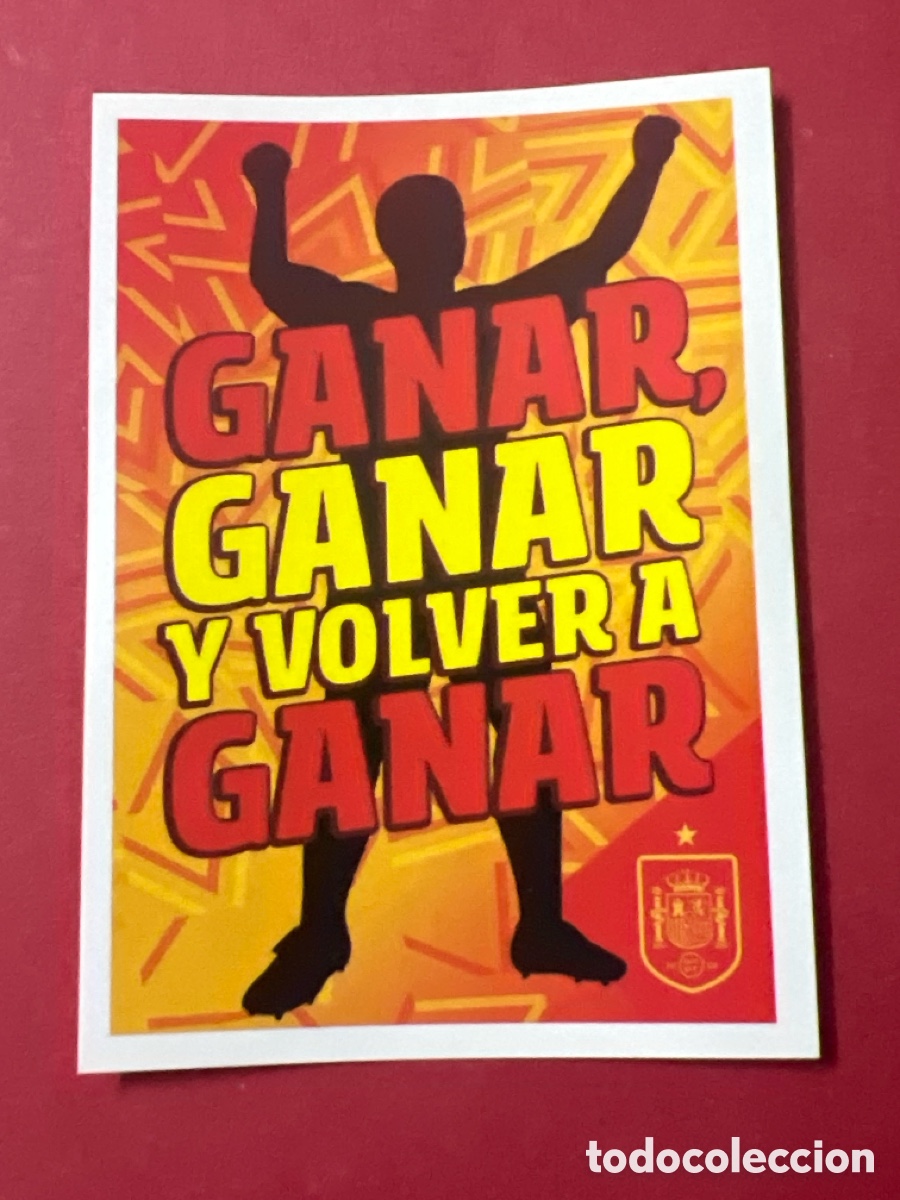 Football Stickers: C4557. CROMO STICKER GANAR Y VOLVER A GANAR ESPA&Ntilde;A 5 LOS &Iacute;DOLOS DE LA ROJA + CRACKS MUNDIALES