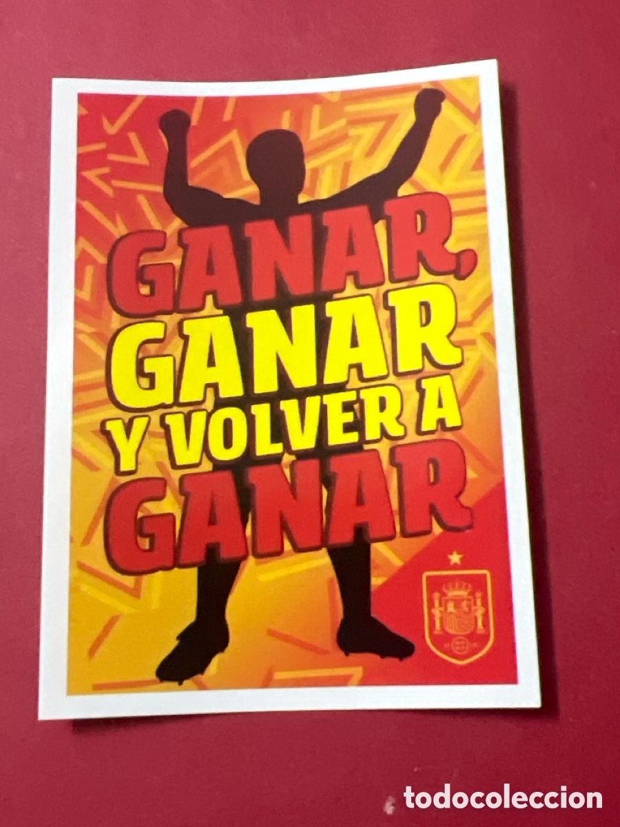 Football Stickers: C4558. CROMO STICKER GANAR Y VOLVER A GANAR ESPA&Ntilde;A 5 LOS &Iacute;DOLOS DE LA ROJA + CRACKS MUNDIALES