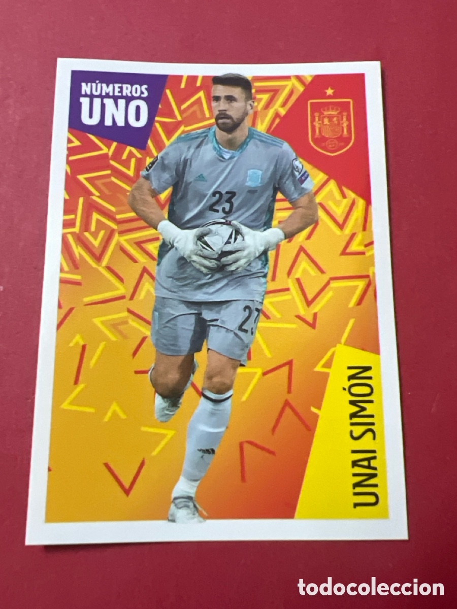 Cromos de F&uacute;tbol: C4565. N&ordm; 8 Unai Sim&oacute;n Espa&ntilde;a Carrefour Los &Iacute;dolos de la Roja 2022