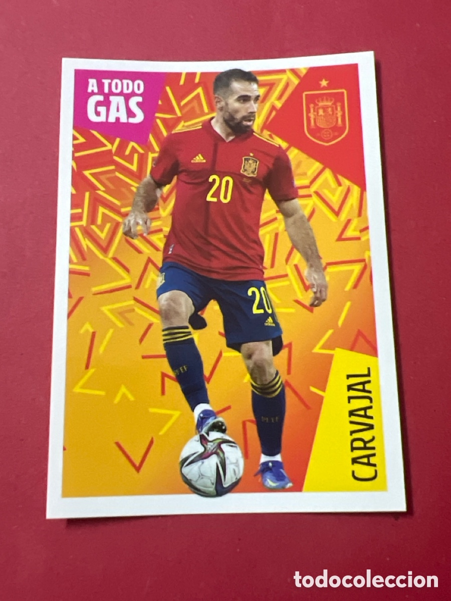Cartes &agrave; collectionner de Football: C4568. PANINI LOS IDOLOS DE LA ROJA CRACKS MUNDIALES CARVAJAL 11
