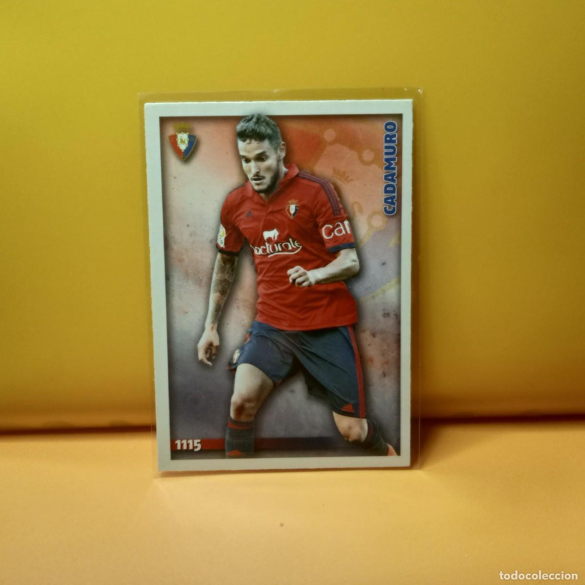 Football Stickers: MUNDICROMO 2014 2015 14 15 C AT OSASUNA CADAMURO 1115 UH II (CORREGIDO)