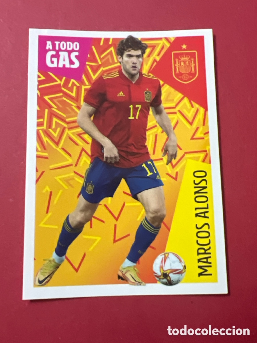 Football Stickers: 15 MARCOS ALONSO COLECCI&Oacute;N OFICIAL SELECCI&Oacute;N ESPA&Ntilde;OLA 2022 CARREFOUR PANINI LOS IDOLOS DE LA ROJA