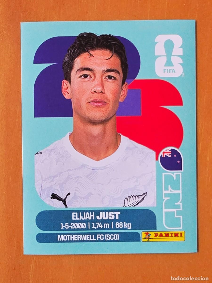 Cartes &agrave; collectionner de Football: NZL 18 Elijah Just, Nueva Zelanda, Panini FIFA World Cup Mundial 2026 Sticker