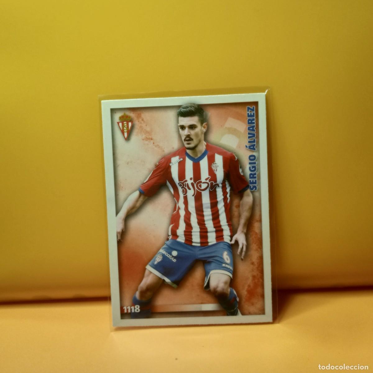 Cartes &agrave; collectionner de Football: MUNDICROMO 2014 2015 14 15 SPORTING DE GIJ&Oacute;N SERGIO &Aacute;LVAREZ 1118