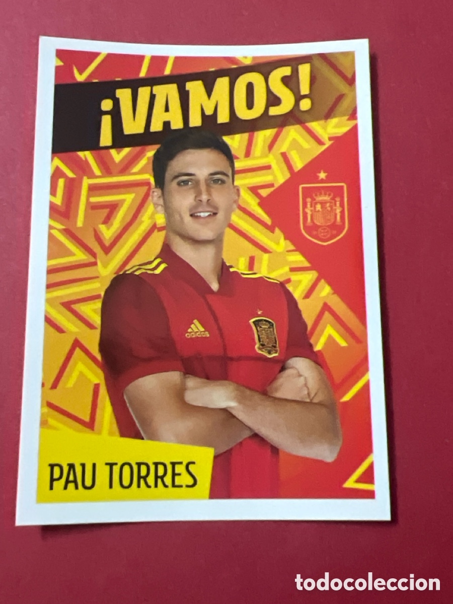 Cromos de Futebol: C4583. N&ordm; 19 Pau Torres &iexcl;Vamos! Espa&ntilde;a Carrefour Los &Iacute;dolos de la Roja 2022