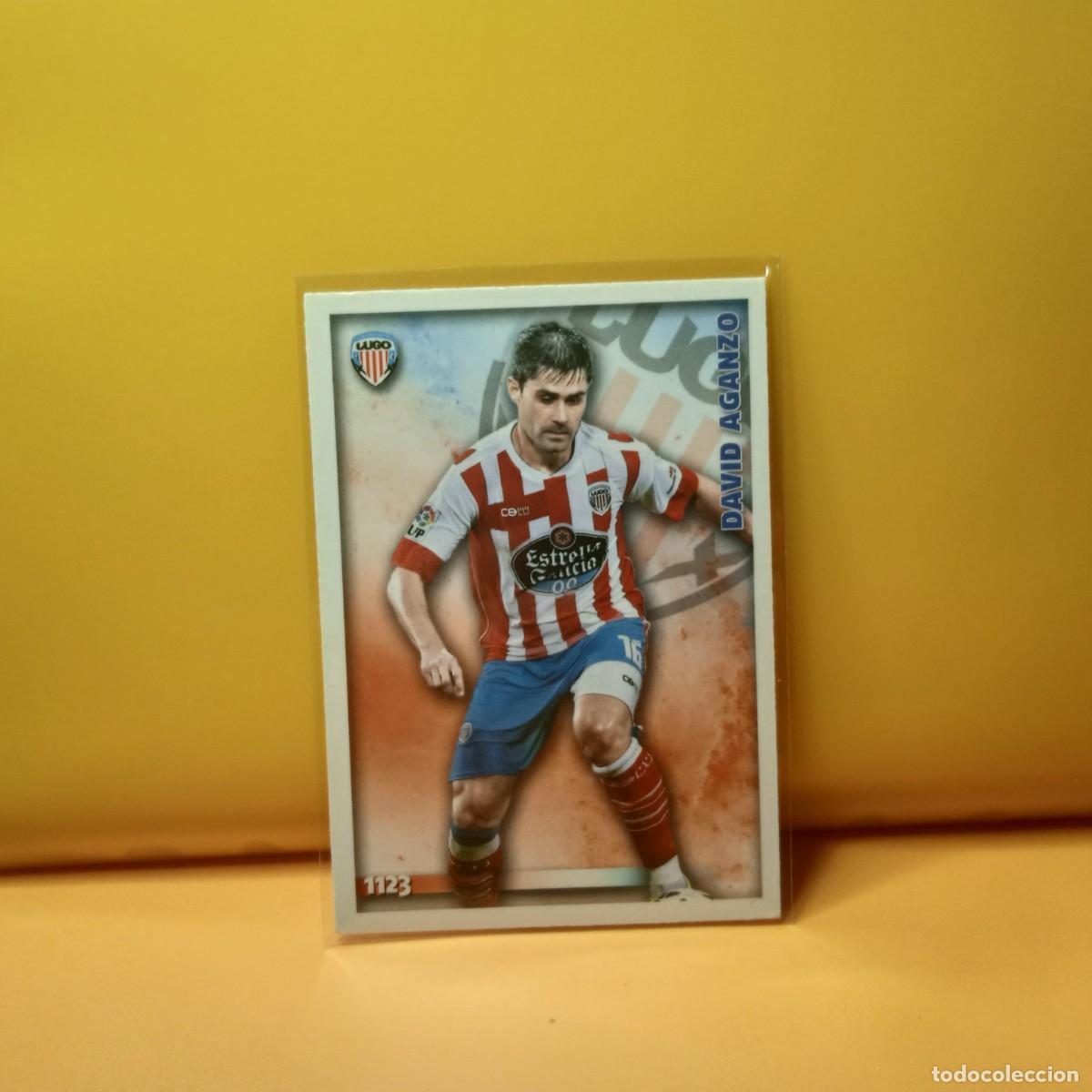 Cromos de F&uacute;tbol: MUNDICROMO 2014 2015 14 15 CD LUGO DAVID AGANZO 1123