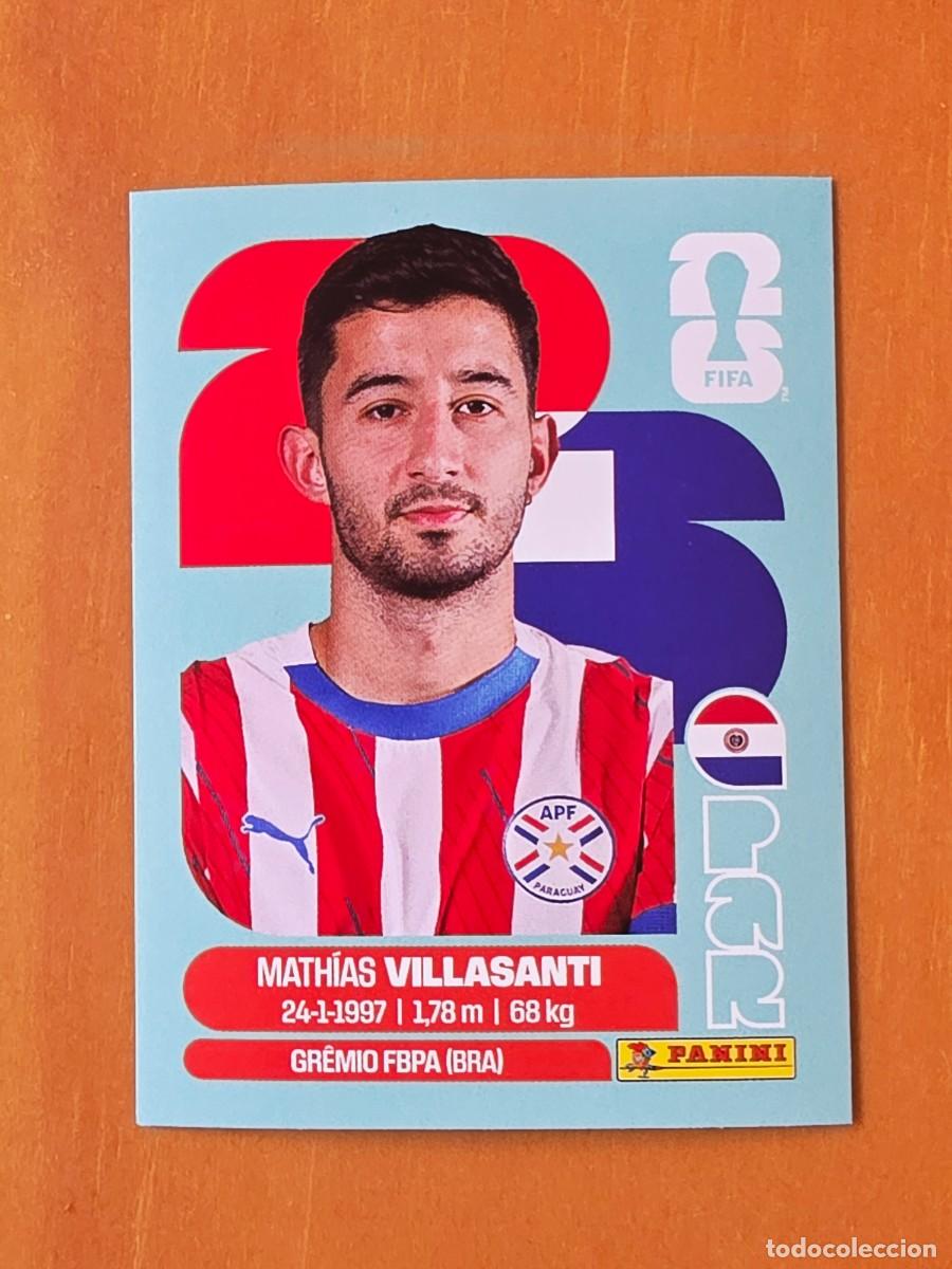 Cromos de F&uacute;tbol: PAR 9 Math&iacute;as Villasanti, Paraguay, Panini FIFA World Cup Mundial 2026 Sticker