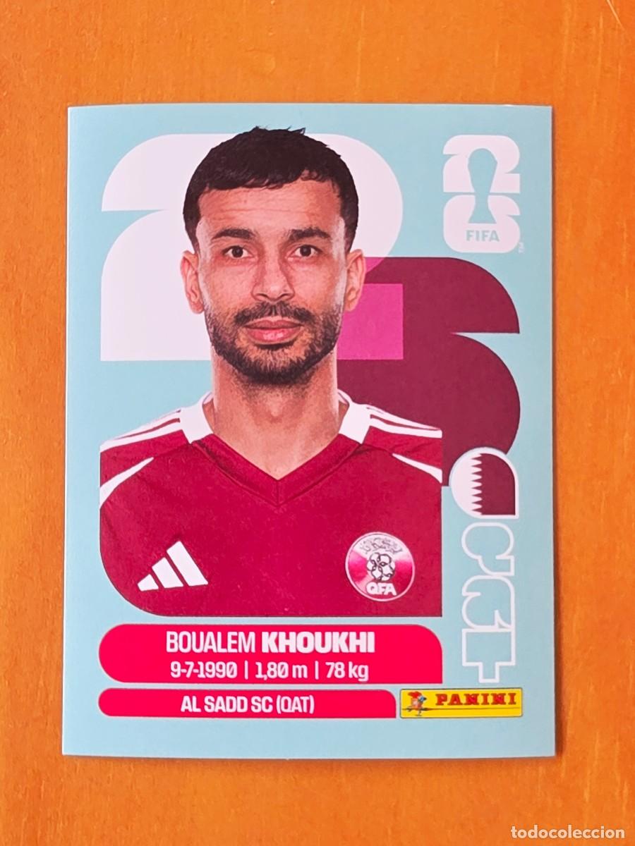 Figurine di Calcio: QAT 6 Boualem Khoukhi, Catar Qatar, Panini FIFA World Cup Mundial 2026 Sticker