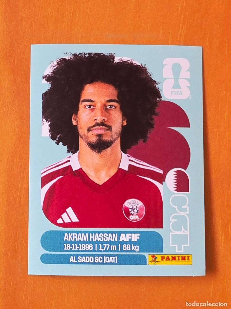 Figurine di Calcio: QAT 18 Akram Hassan Afif, Catar Qatar, Panini FIFA World Cup Mundial 2026 Sticker