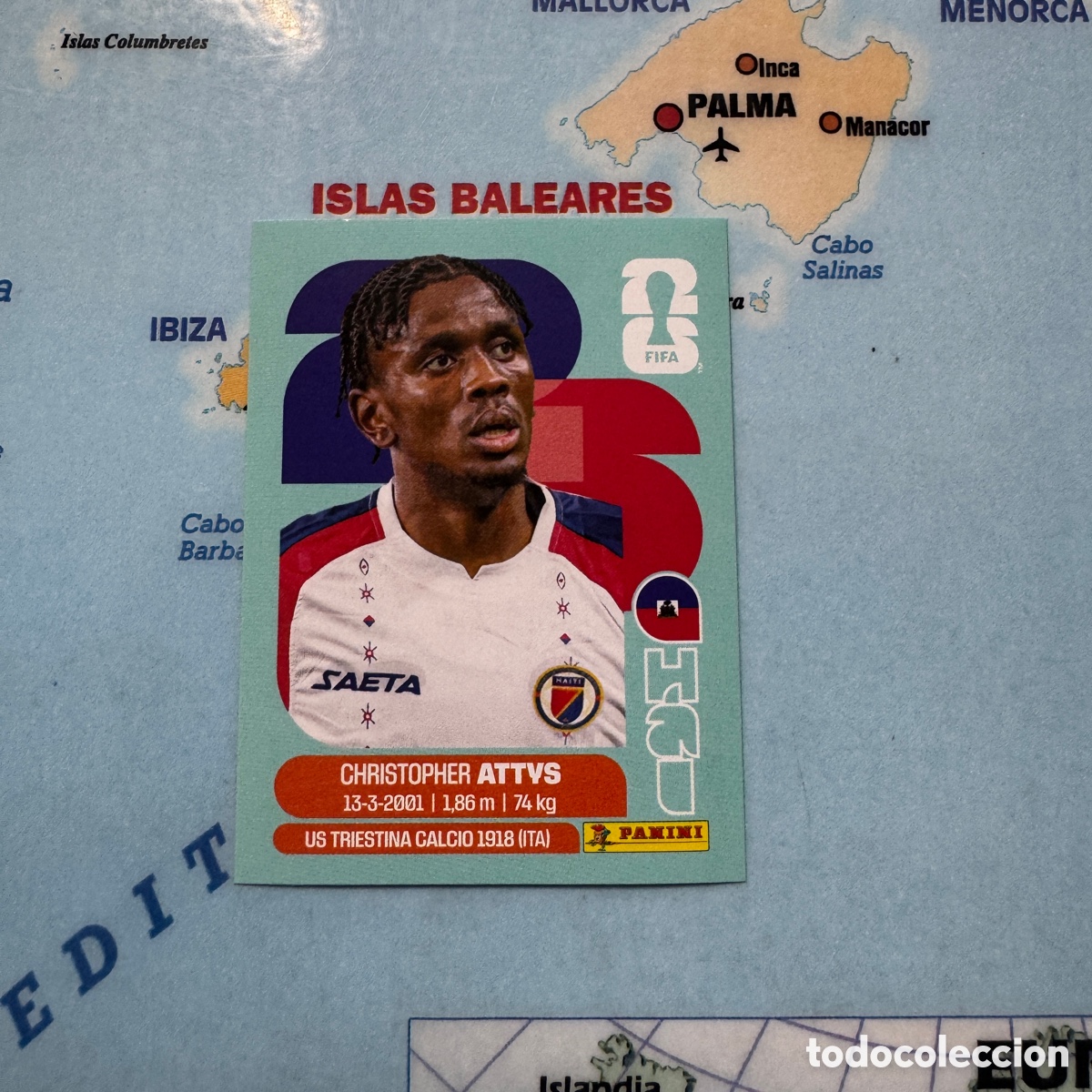 Cromos de F&uacute;tbol: Haiti n&uacute;mero 14 cromo panini Mundial Fifa World Cup 2026