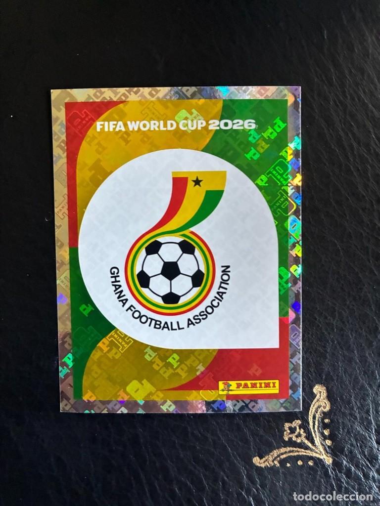 Cromos de F&uacute;tbol: GHA 1 ESCUDO LOGO GHA1 GHANA FIFA WORLD CUP MUNDIAL 2026 26 PANINI
