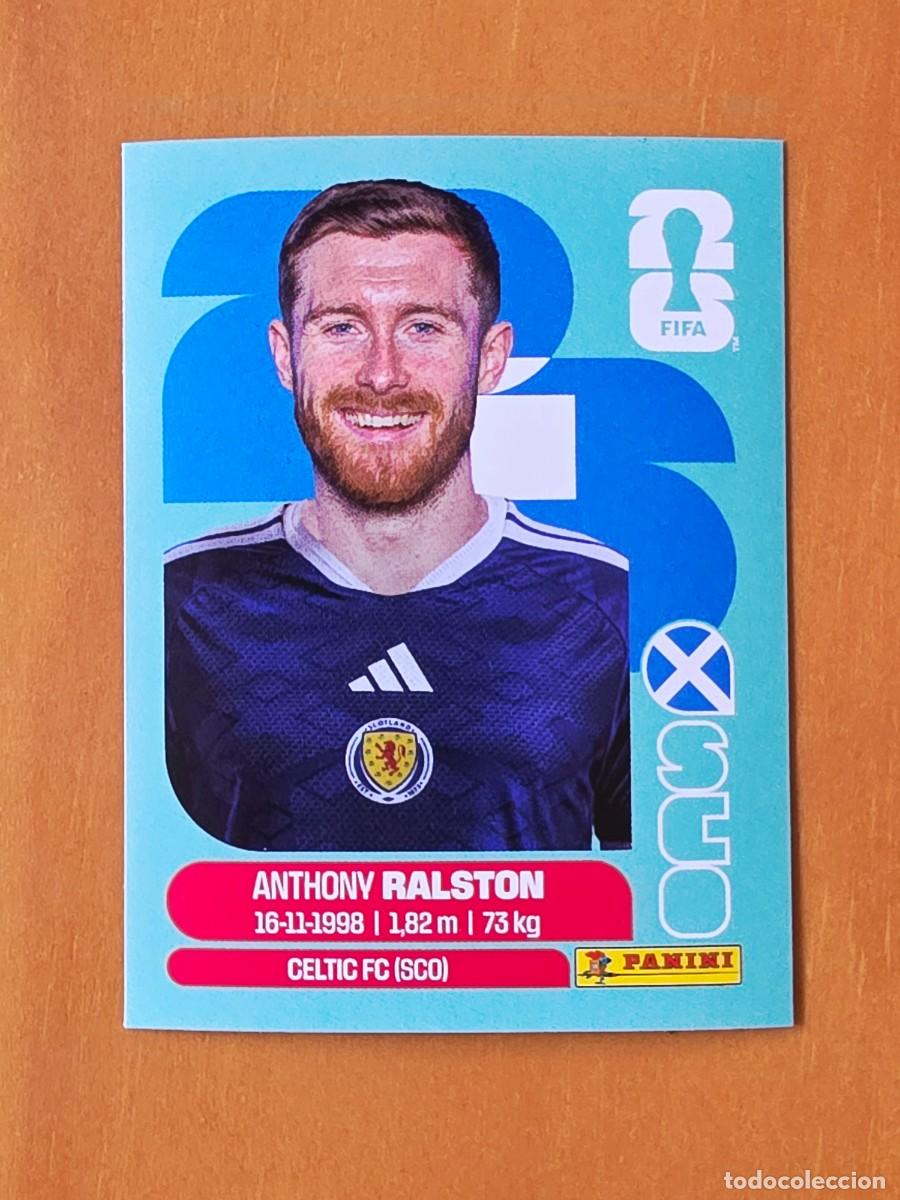 Cromos de F&uacute;tbol: SCO 9 Anthony Ralston, Escocia, Panini FIFA World Cup Mundial 2026 Sticker