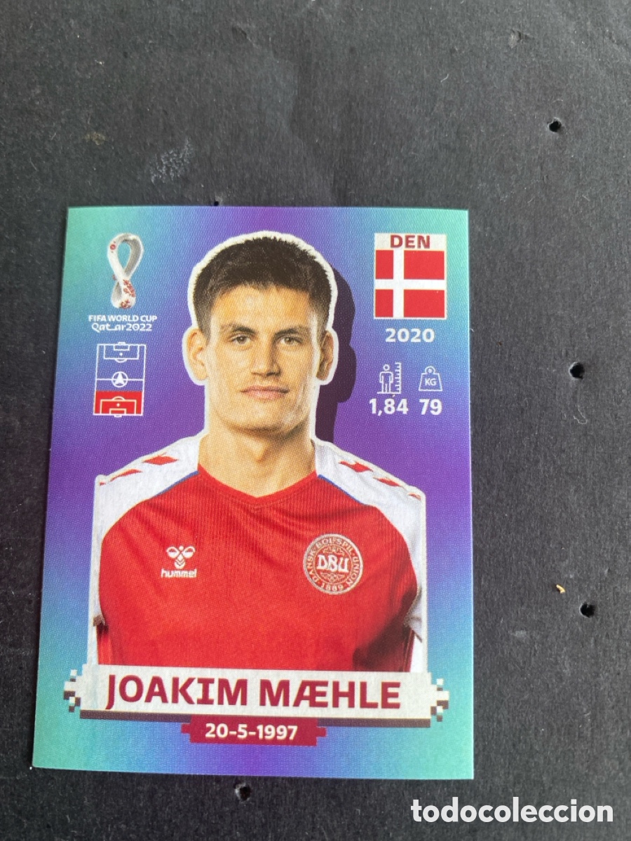 Cromos de F&uacute;tbol: Cromo Mundial Qatar 2022 Dinamarca N* 7