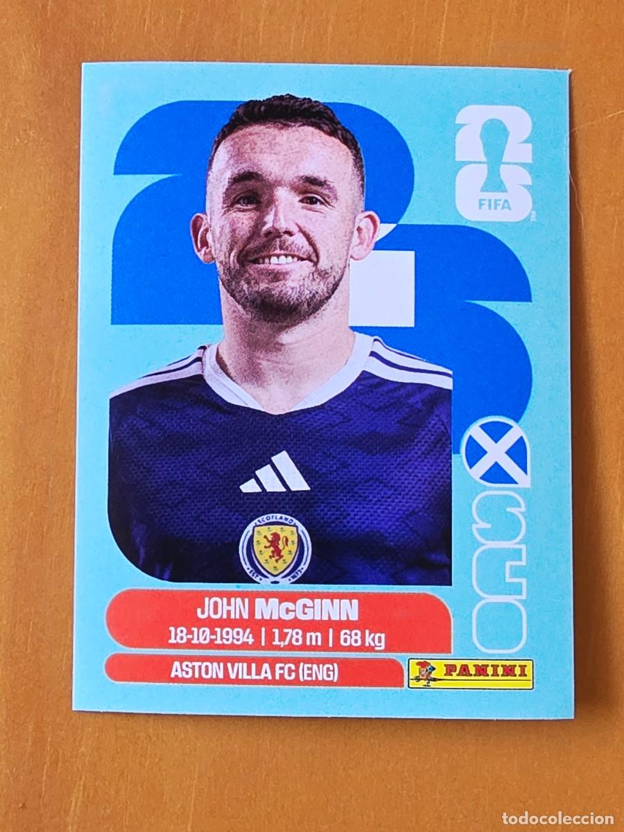 Cromos de F&uacute;tbol: SCO 17 John McGinn, Escocia, Panini FIFA World Cup Mundial 2026 Sticker