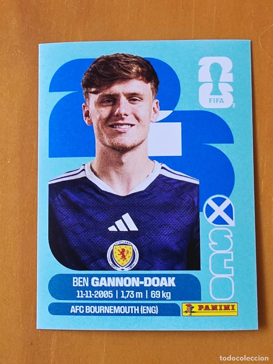 Cromos de F&uacute;tbol: SCO 20 Ben Gannon-Doak, Escocia, Panini FIFA World Cup Mundial 2026 Sticker