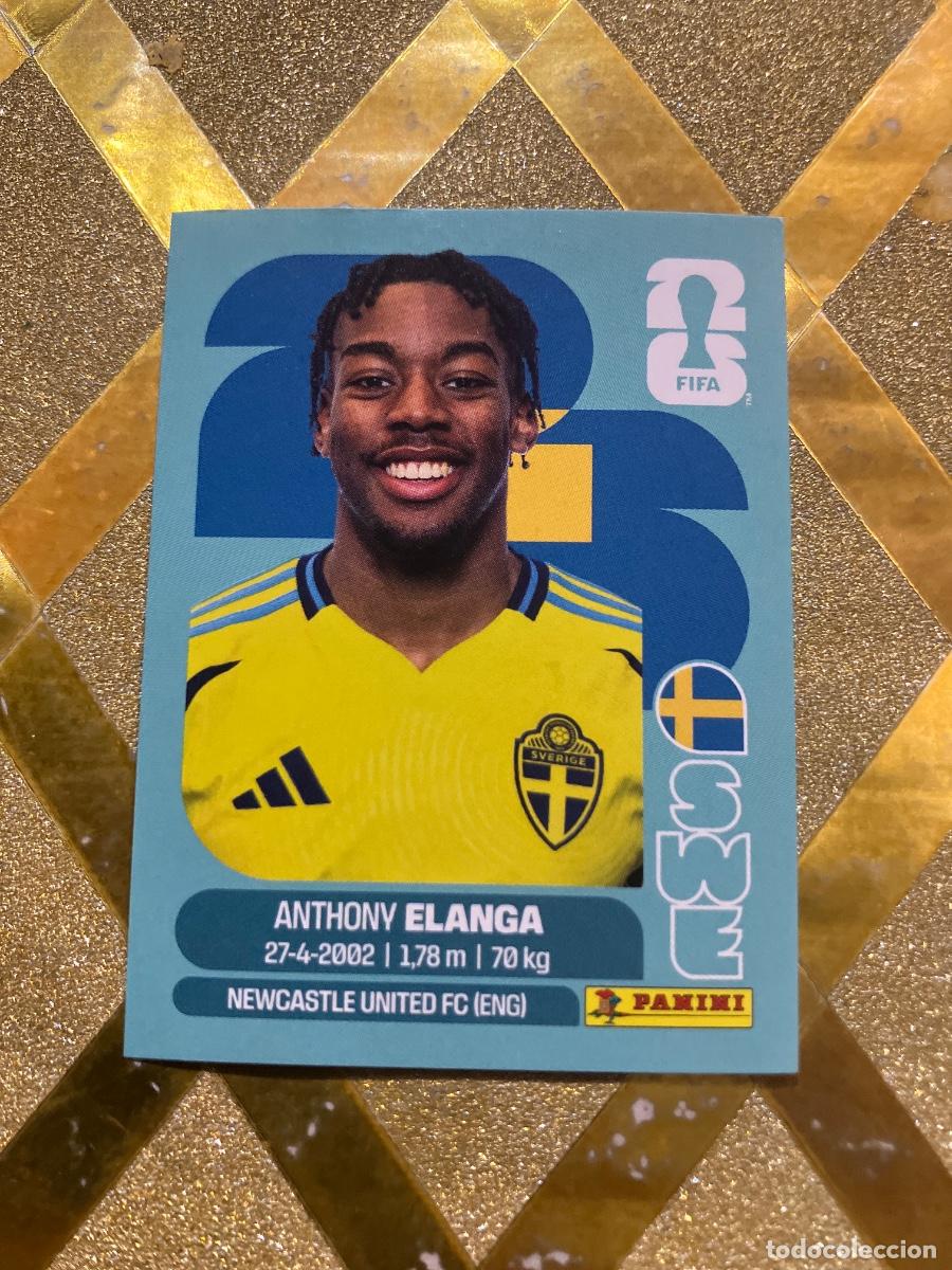 Cromos de F&uacute;tbol: CROMO DE F&Uacute;TBOL NUMERO SWE 18 ANTHONY ELANGA SUECIA MUNDIAL 2026 MEXICO-EEUU-CANADA PANINI !
