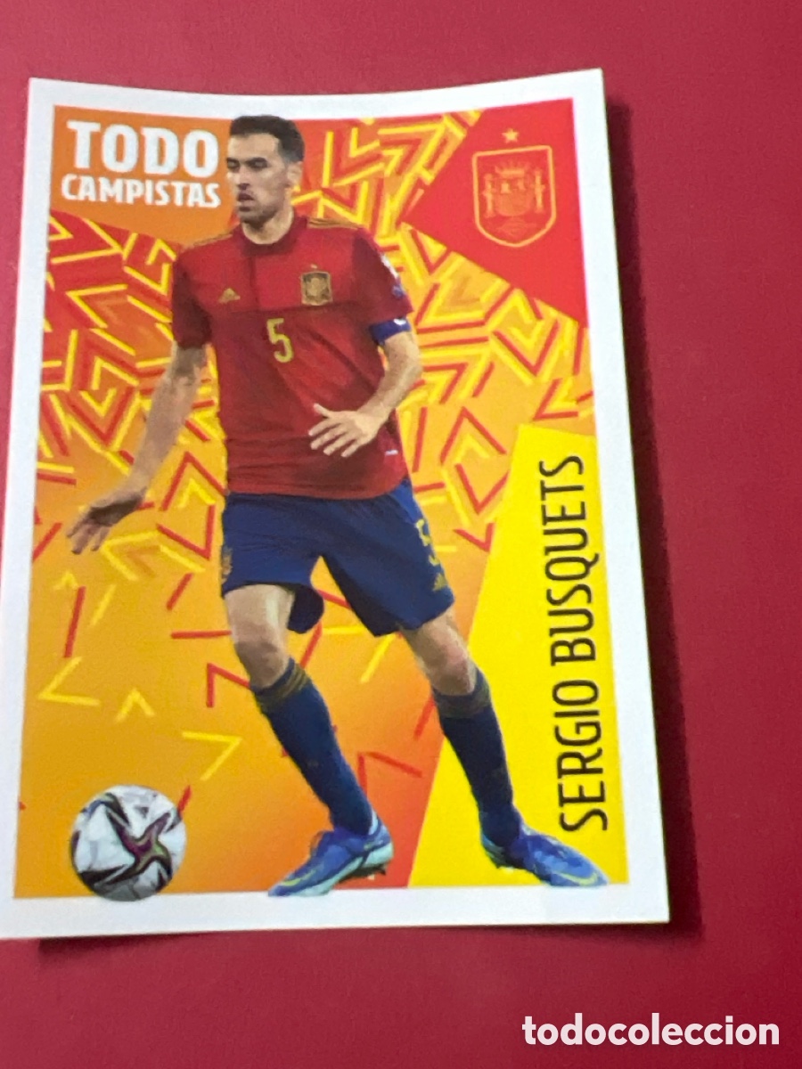 Cromos de F&uacute;tbol: 23 SERGIO BUSQUETS COLECCI&Oacute;N OFICIAL SELECCI&Oacute;N ESPA&Ntilde;OLA 2022 CARREFOUR PANINI LOS IDOLOS DE LA ROJA