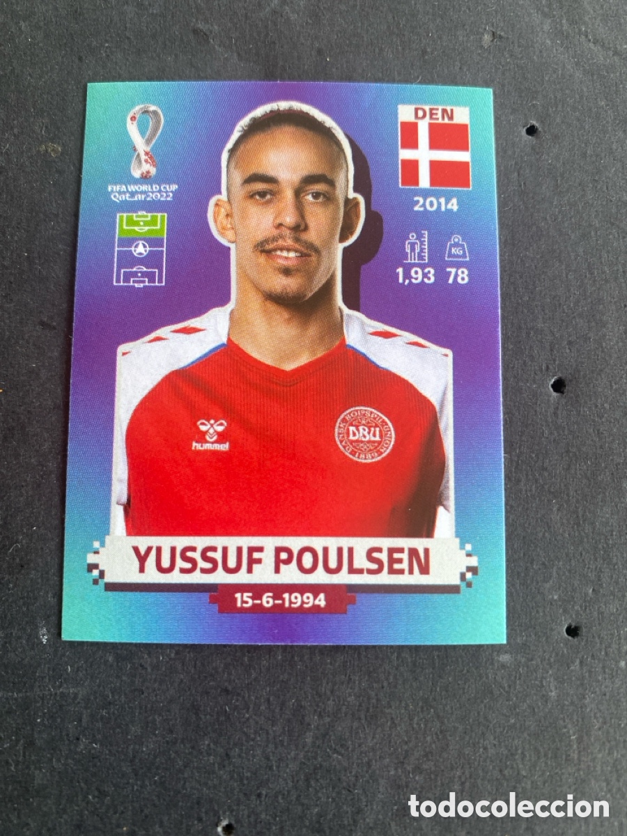 Cromos de F&uacute;tbol: Cromo Mundial Qatar 2022 Dinamarca N* 18