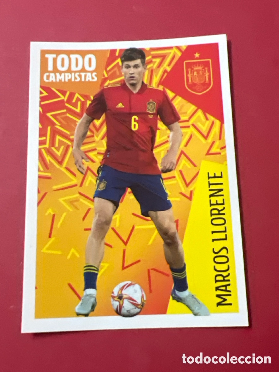Cromos de F&uacute;tbol: C4593. N&ordm; 25 Marcos Llorente Espa&ntilde;a Carrefour Los &iacute;dolos de la Roja 2022